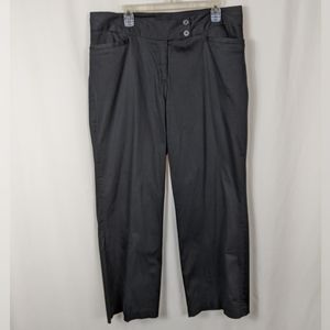Lane Bryant Black Dress Casual Pants Straight Leg